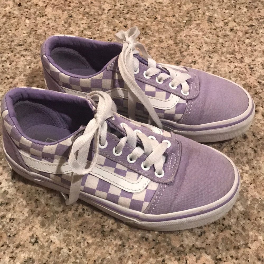 COPY - COPY - Lilac/purple vans size 13 girls